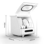 Mini lave - vaisselle de table avec5 programmes lavage rapide lavage puissant lavage des fruits et l�gumes ...