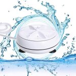 Mini laveuse  ultrasons laveuse turbo et lave - vaisselle cuve  ultrasons portable pour le linge personnel ...