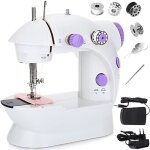 Mini machine � coudre �lectrique 230 v avec 2 vitesses et p�dale kit de couture automatique avec 2 bobines ...