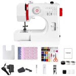 Mini machine � coudre �lectrique 728 14 points avec table dextension tissu en coton et kit de couture ...