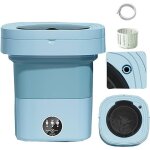 Mini machine  laver portable 11l avec essorage - lavante et essoreuse 2 - en - 1 pliable pour voyage ...