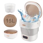 Mini machine à laver portable 15 l avec panier dessorage pliable pour sous - vêtements vêtements de bébé ... Mini machine à laver portable 15 l avec panier dessorage pliable pour sous - vêtements vêtements de bébé ...