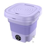 Mini machine � laver - mini machine � laver portable 8l - 10w - 3 modes nettoyage - silencieux - led ...