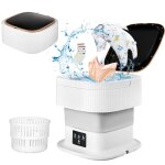 Mini machine à laver portable mini lave linge petite machine à linge pliable avec panier de vidange laveuse ... Mini machine à laver portable mini lave linge petite machine à linge pliable avec panier de vidange laveuse ...