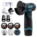 Mini meuleuse dangle sans fil 19500rpm 12v professional disqueuse sans fil avec 2 batteries 1300mah 6 ...
