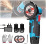 Mini meuleuse dangle 12v disqueuse sans fil 19500rpm disqueuse avec batteries meuleuse dangle �lectrique ...