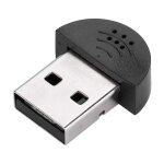 Mini microphone usb pour ordinateur portable / de bureau - adaptateur rcepteur audio sans pilote pour ...