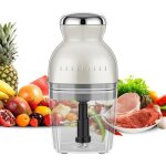 Mini mixeur et hachoir pour b�b� pour toutes les �tapes du sevrage bol en verre durable et lames en acier ...