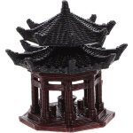Mini pagode statue f�e jardin accessoires miniature hexagone pavillon figurine pour chinois bonsa� micro ...