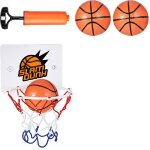 Mini panier de basket - ball pour bureau avec balles et pompe décoratif et ludique pour chambre ou salle ... Mini panier de basket - ball pour bureau avec balles et pompe décoratif et ludique pour chambre ou salle ...
