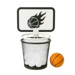 Mini panier de basket - siroco - clipser sur poubelle - plastique abs - 18 cm - mixte