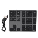 Mini pav numrique sans fil bluetooth noir 34 touches pour pc apple label