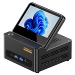 Mini pc aoostar gflip barebone (sans ram ni ssd) - cran 5pouces 1920x1080 60hz - amd ryzen al 9 hx 370 ...