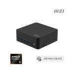 Mini pc - msi - cubi z ai 8m - ryzen 5 8645hs - wi?fi 6e & bluetooth 5. 3 - 2x hdmi 2. 1