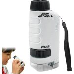 Mini pocket microscope pour les enfants miniscope portable de grossissement 60x - 120x avec des lumières ... Mini pocket microscope pour les enfants miniscope portable de grossissement 60x - 120x avec des lumières ...