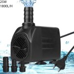 Mini pompe  eau (1800 l / h 25 w) pompe daquarium ultra silencieuse avec hub lev pour aquarium bassin ...