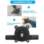 Mini pompe à eau entraînée par perceuse à main électrique domestique auto - amorçante Mini pompe à eau entraînée par perceuse à main électrique domestique auto - amorçante