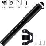 Mini pompe � v�lo pompe � air portable 160 psi pour valve presta et schrader pompe � cadre haute pression ...