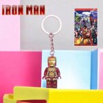 Mini porte - cl�s lego iron man + sac collector