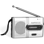 Mini poste radio de poche style rtro 2 band am - fm alimentation piles bc - r21378 label