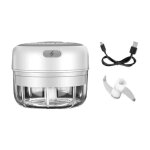Mini presse - ail Électrique hachoir électrique avec port usb mini robot de cuisine 100 ml coupe - légumes ... Mini presse - ail Électrique hachoir électrique avec port usb mini robot de cuisine 100 ml coupe - légumes ...
