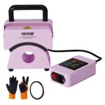 Mini presse  chaud - vevor - machine de sublimation avec plaque chauffante incurve de 15 x 8 cm et ...