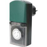 Mini programmateur mécanique extérieur ip44 - gao - 3680 w - blanc Mini programmateur mécanique extérieur ip44 - gao - 3680 w - blanc