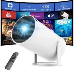 Vid�oprojecteur mini projecteur portable 4k 1080p fhd 4k portable avec wifi 6 bt 5. 0 180� rotation hdmi ...