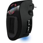 Mini radiateur lectrique cramique 1500w lger et compact thermostat rglable 2 puissances fonction ...