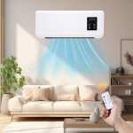 Mini radiateur lectrique mural - ventilateur de climatisation 2000w - avec tlcommande - pour chambre ...