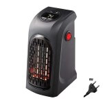 Radiateur �lectrique - mini radiateur portable 400 w - noir - bureau - installation murale