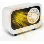 Mini radiateur soufflant - largeight - 500w - portable - silencieux - c�ramique