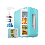 Mini r�frig�rateur - kesser - 15l - fonction chauffage - portable - bleu clair