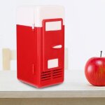 Mini rfrigrateur usb red rfrigrateur compact rfrigrateur portatif de electromenager classique roug mini ...