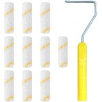 Mini rouleaux de peinture kit de 10 rouleaux de peinture rouleau de peinture professionnel pinceau � ...