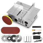 Mini scie circulaire de table bloc dalimentation réglable à 7 vitesses multifonctionnelle portable de ... Mini scie circulaire de table bloc dalimentation réglable à 7 vitesses multifonctionnelle portable de ...