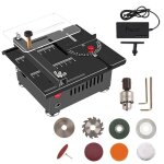 Mini scie sur table lectrique 100w 6000tr / min ? dcoupe de prcision bois pvc acrylique pour modlisme ...
