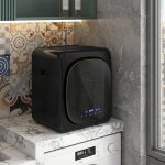 Mini - s�che - linge dune capacit� de 4kg avec �cran tactile led 60�c 800w s�che - linge mural autoportant ...