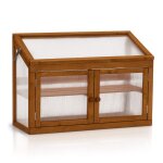 Mini - serre - frankystar - kinto - bois d?�pic�a - polycarbonate - 90x70x37 cm