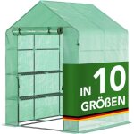 Mini serre de jardin 143 x 143 x 195 cm