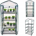 Mini serre de jardin  balcon 160x70x50 pour la culture de plantes tunnel en aluminium