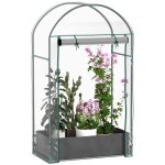 Mini serre de jardin - outsunny - sac de plantation et housse en plastique renforcé, porte enroulable ... Mini serre de jardin - outsunny - sac de plantation et housse en plastique renforcé, porte enroulable ...