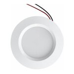 Mini spot led encastrable 55mm 3w ip54 �tanche aluminium blanc naturel 4000k