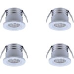 Mini spots led encastrables - gaorui - 3 w - blanc chaud - 300 lumens - 4 pièces Mini spots led encastrables - gaorui - 3 w - blanc chaud - 300 lumens - 4 pièces