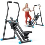 Stepper escalier vertical et pliable merach 3 niveaux de rsistance cran lcd guidon ajustable usage ...