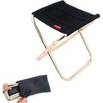 Tabouret pliant - portable - aluminium - ultra lger - sac de rangement - confortable pour camping