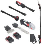 Mini taille - haies - taille - haie �lectrique sans fil 21v - flasidu - 2 en 1 - 22000 tr / min - 2 batteries ...