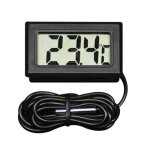 Mini thermomtre digital avec sonde externe tanche pour aquarium 1 pice rfrigrateur conglateur longueur ...