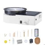 Mini tour de potier electrique avec plateau tournant de 158 mm - duoku - rotation bidirectionnelle - ...