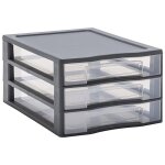 Mini tour de rangement - sundis - 0456002 - 3 tiroirs - plastique recycl - fabriqu en france